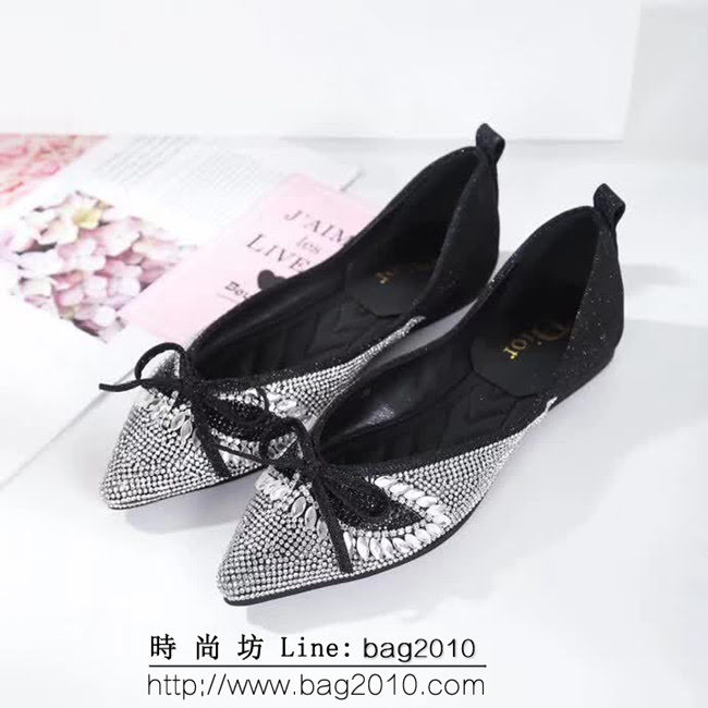 DIOR迪奧 秋季新款 鑽石眼睛 工藝圖案 女單鞋 QZS2025